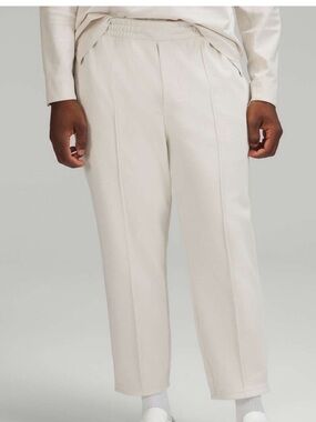 Lululemon Gridliner Pull-On Trouser 26" Heathered Natural Ivory SIze Large